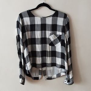 Cloth & Stone Checked Shirt Size Medium
